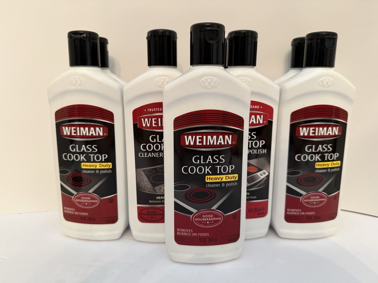 9 New WEIMAN 20oz. Squeeze Bottle Glass Cook Top Cleaner and Polish Heavy Duty