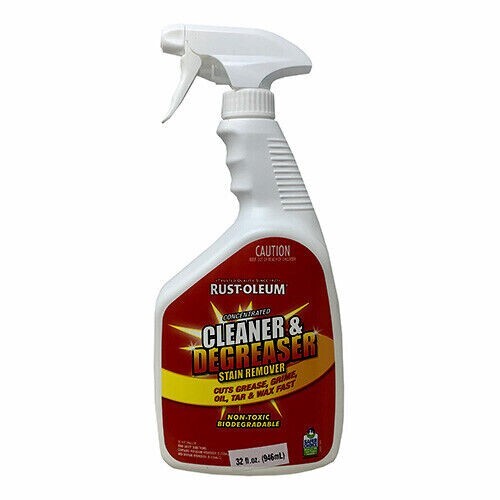 Cleaner Degreaser Stain Remover Oil Tar Concentrated Non-Toxic 32oz – 2 Pack