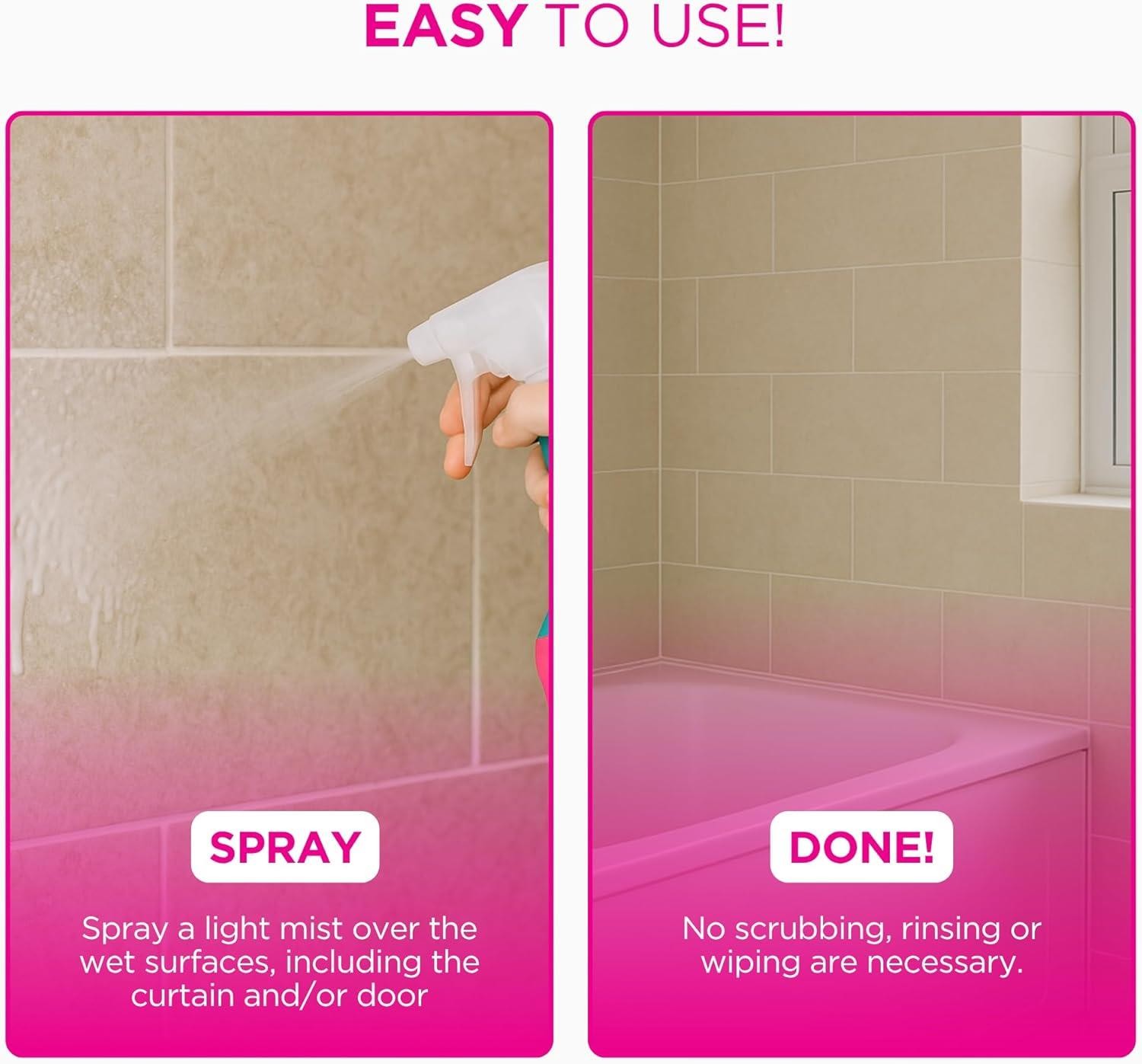 The Pink Stuff Daily Shower & Shine Cleaning Spray, 30oz – 824985