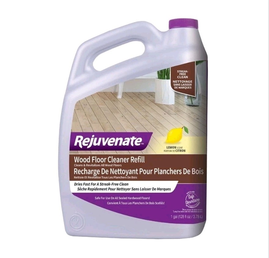Rejuvenate Wood Floor Cleaner Refill 128 Fl Oz Streak Free Hardwood Cleaner