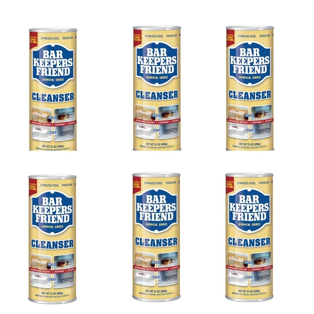 Bar Keepers Friend Cleanser and Polish 21 oz 6-Pack All Purpose Cleaner