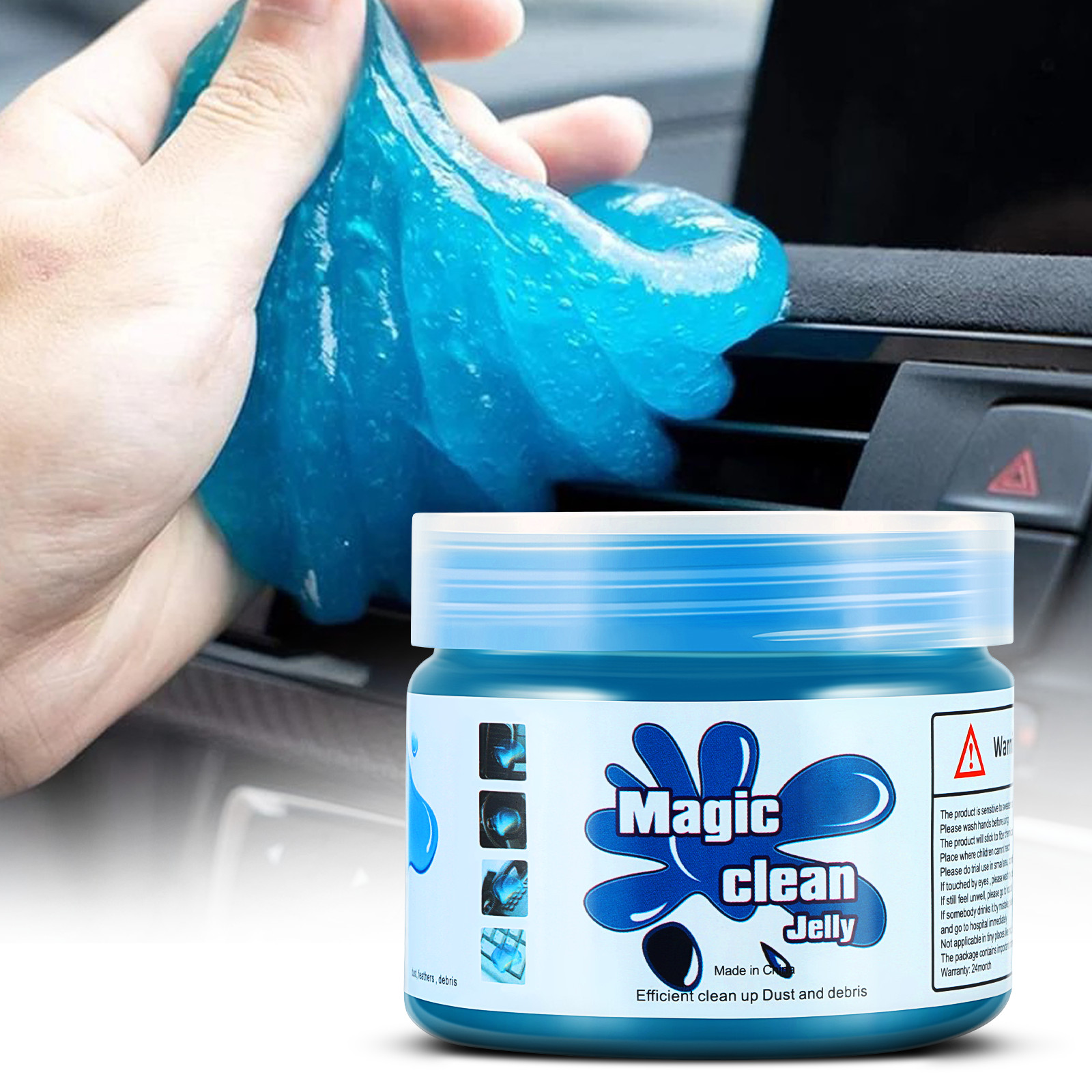 Multi Purpose Universal Cleaning Gel Jelly Keyboard Laptop Home Dust Remove Blue