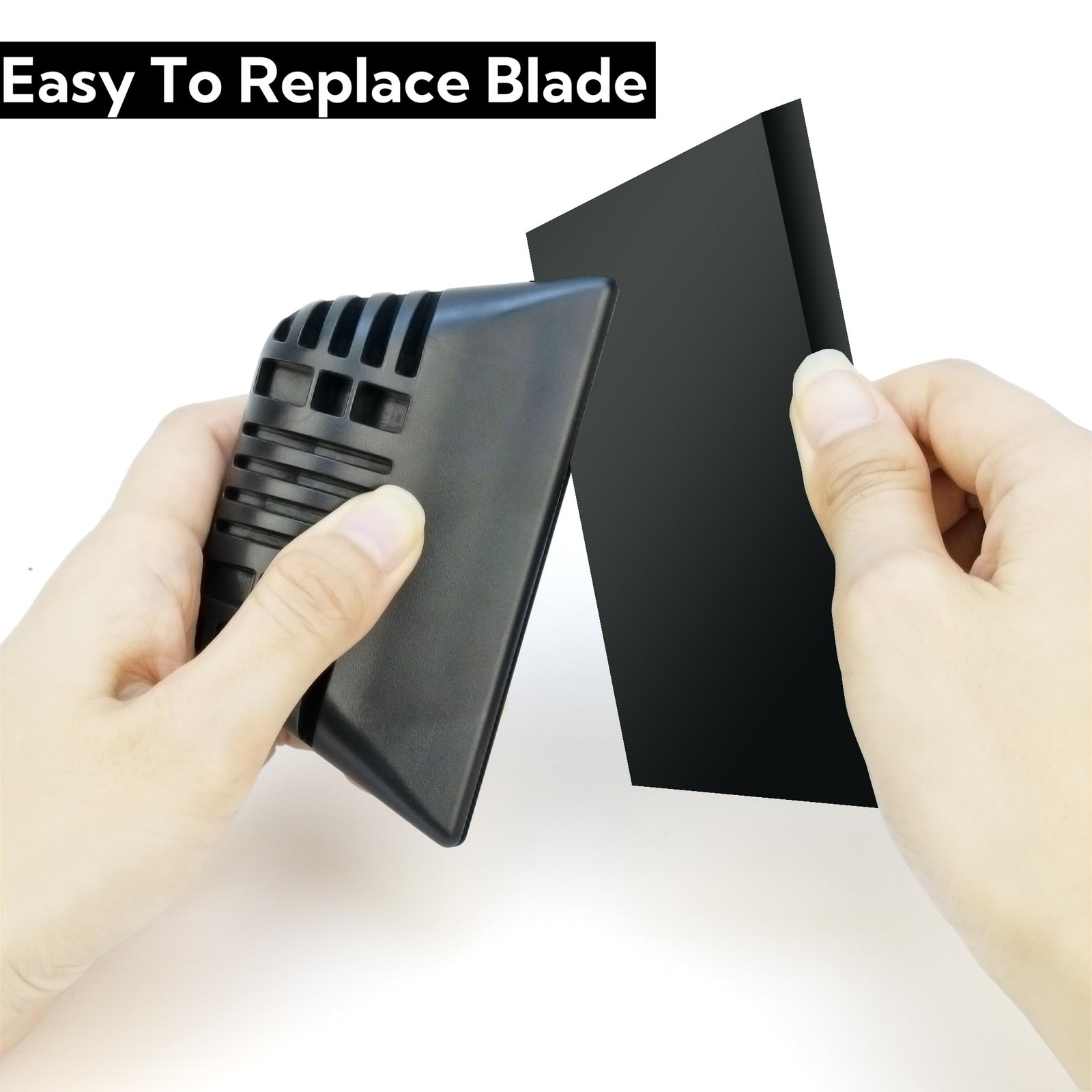Small Wiper with 2 & 5IN Rubber Blades, Streak-Free Glass Squeegee for Window…