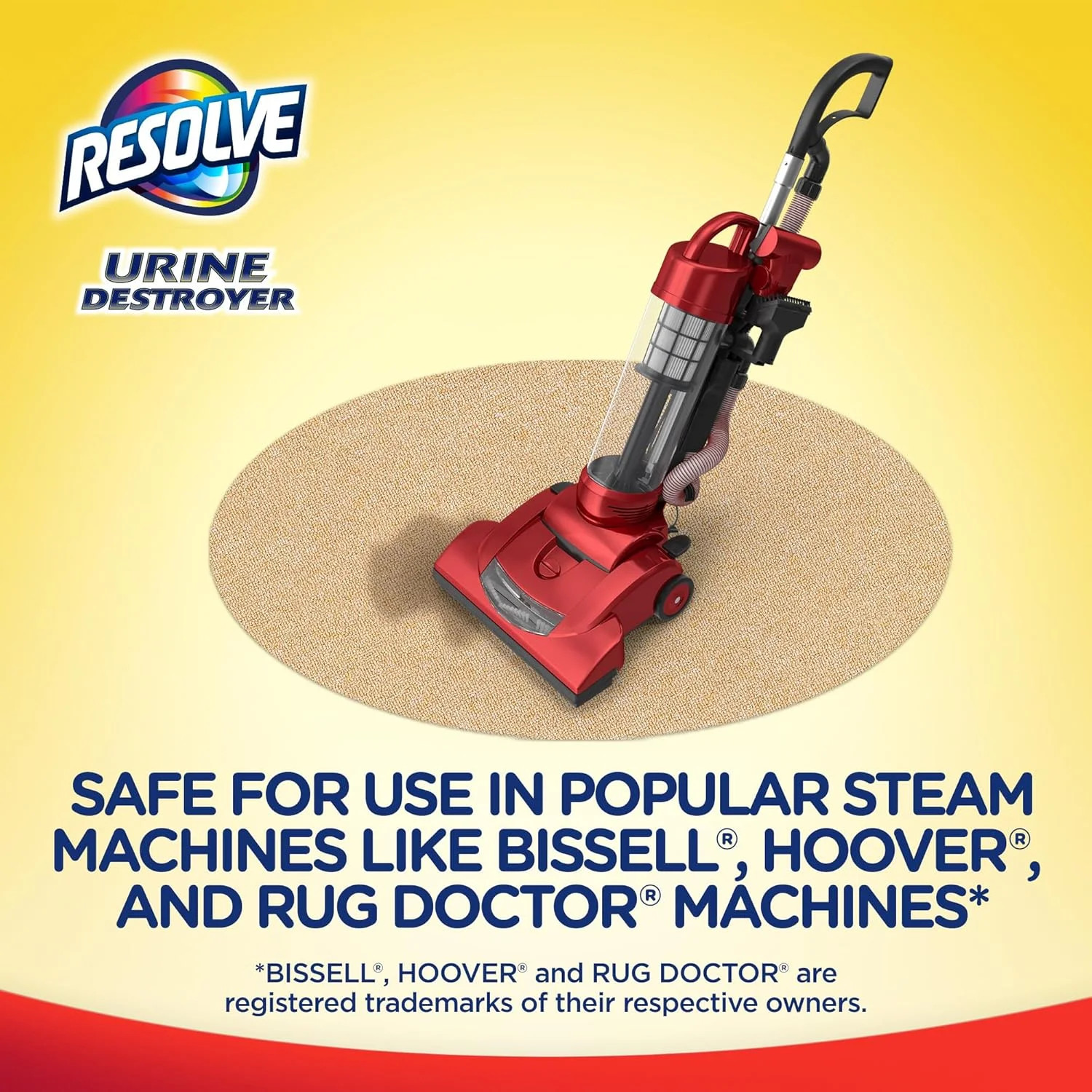 Resolve Urine Destroyer Steam Carpet Cleaner Solution – 2X Concentrated Formula