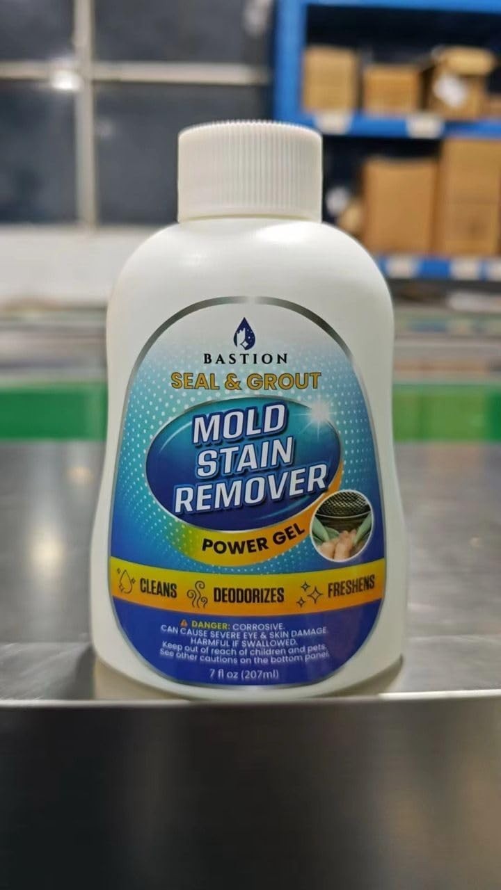 Mold Stain Remover Power Gel Cleaner for Front Loader Washing Machine Seal 7oz