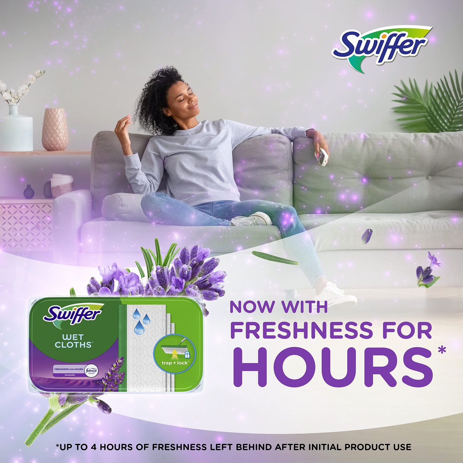 Swiffer Sweeper Wet Mopping Cloth Multi Surface 36 Count (Pack of 1), –