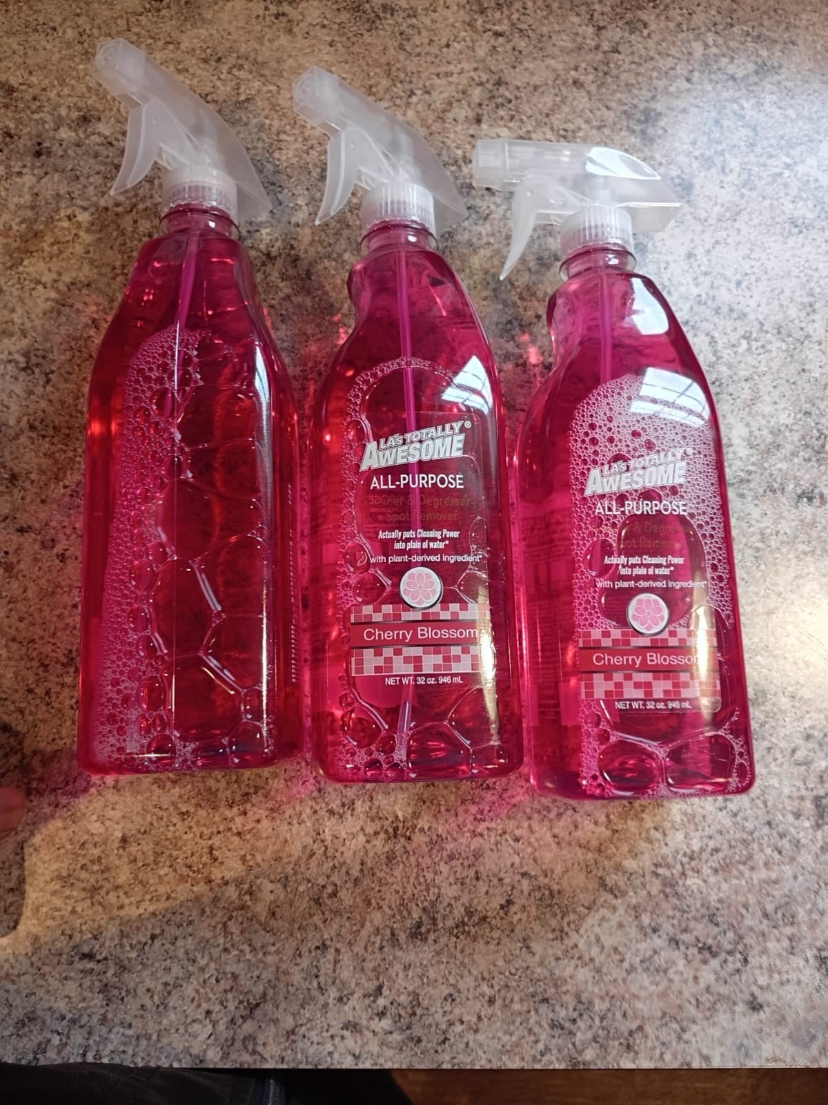 LA’s Totally Awesome All-Purpose Degreaser Spray Cherry Blossom 32oz 3 Pack
