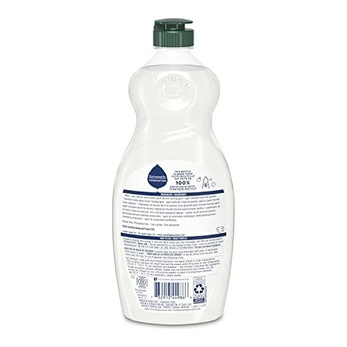 Seventh Generation® Natural Dishwashing Liquid, Free and Clear, 19 oz Bottle