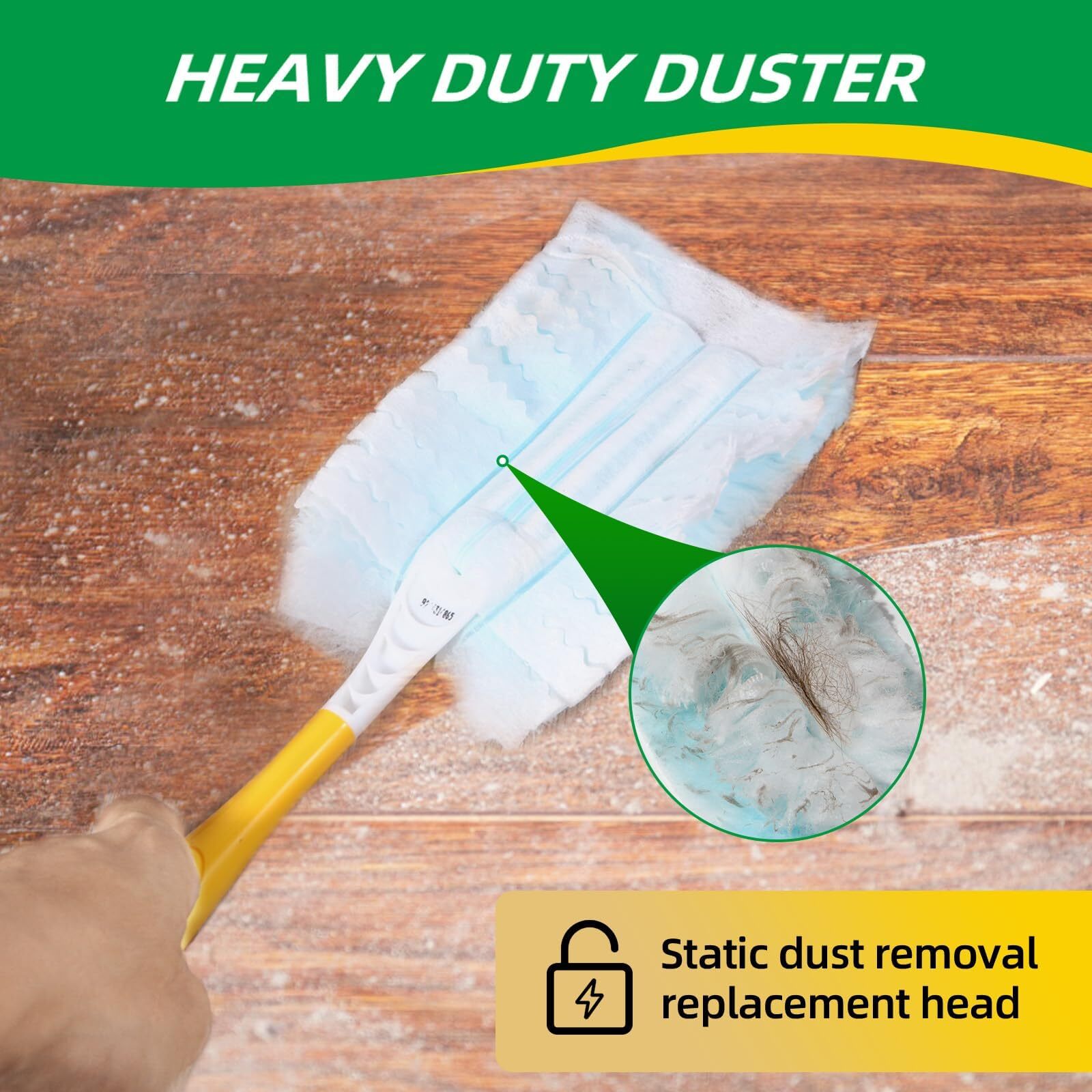 Disposable Duster Refills Compatible with Swiffer for Dusting Electronics 18 PCS
