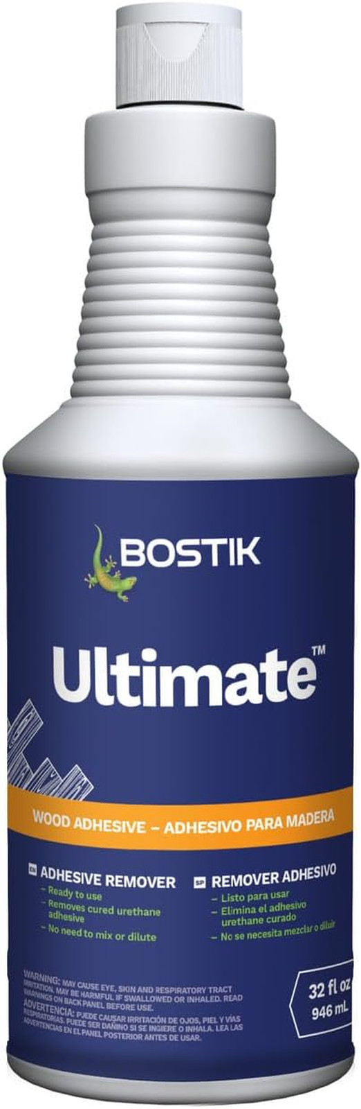 Ultimate 32Fl/Oz Adhesive Remover – Low Odor, Biodegradable, Water-Rinseable For