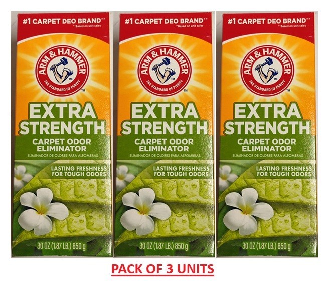 Arm & Hammer Extra Strength Carpet Odor Eliminator 30Oz. / (Pack of 3units)