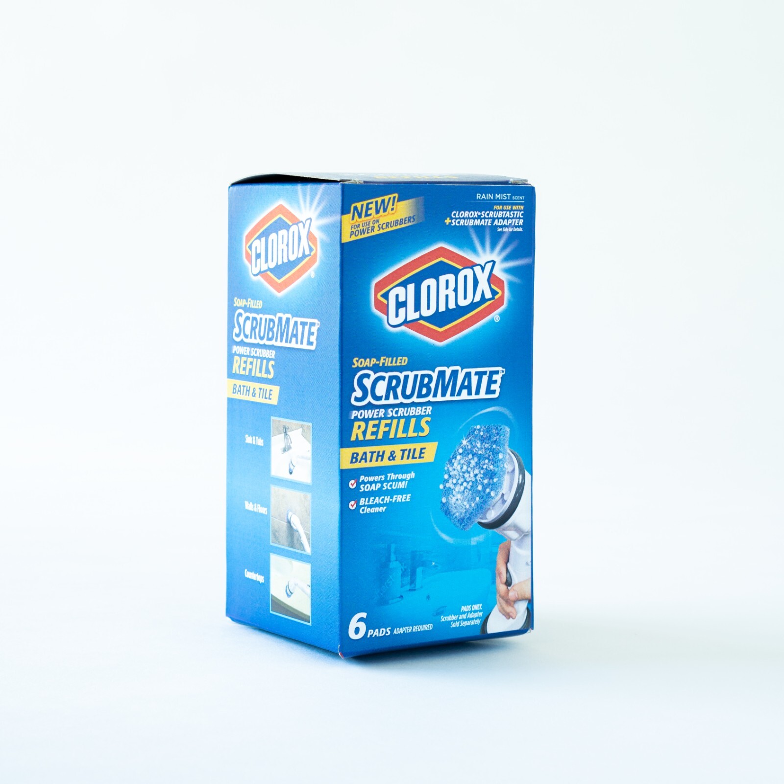Clorox ScrubMate Bath Regular Scrubber Refill Pack; Includes 6 Refill Pads