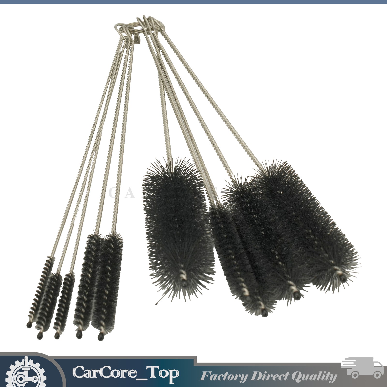 Fit Kitchen Nylon Cleaning Straw Brush Set 10PCS Bottle Tube Pipe Cleaner US