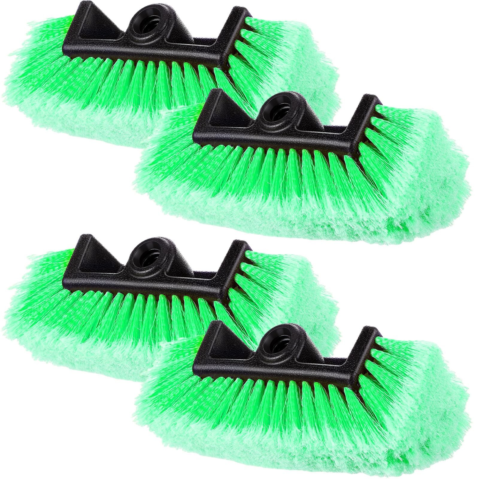 Car Wash Brush Head with Soft Detailing Bristle Flow Thru Car Cleaning Brush …