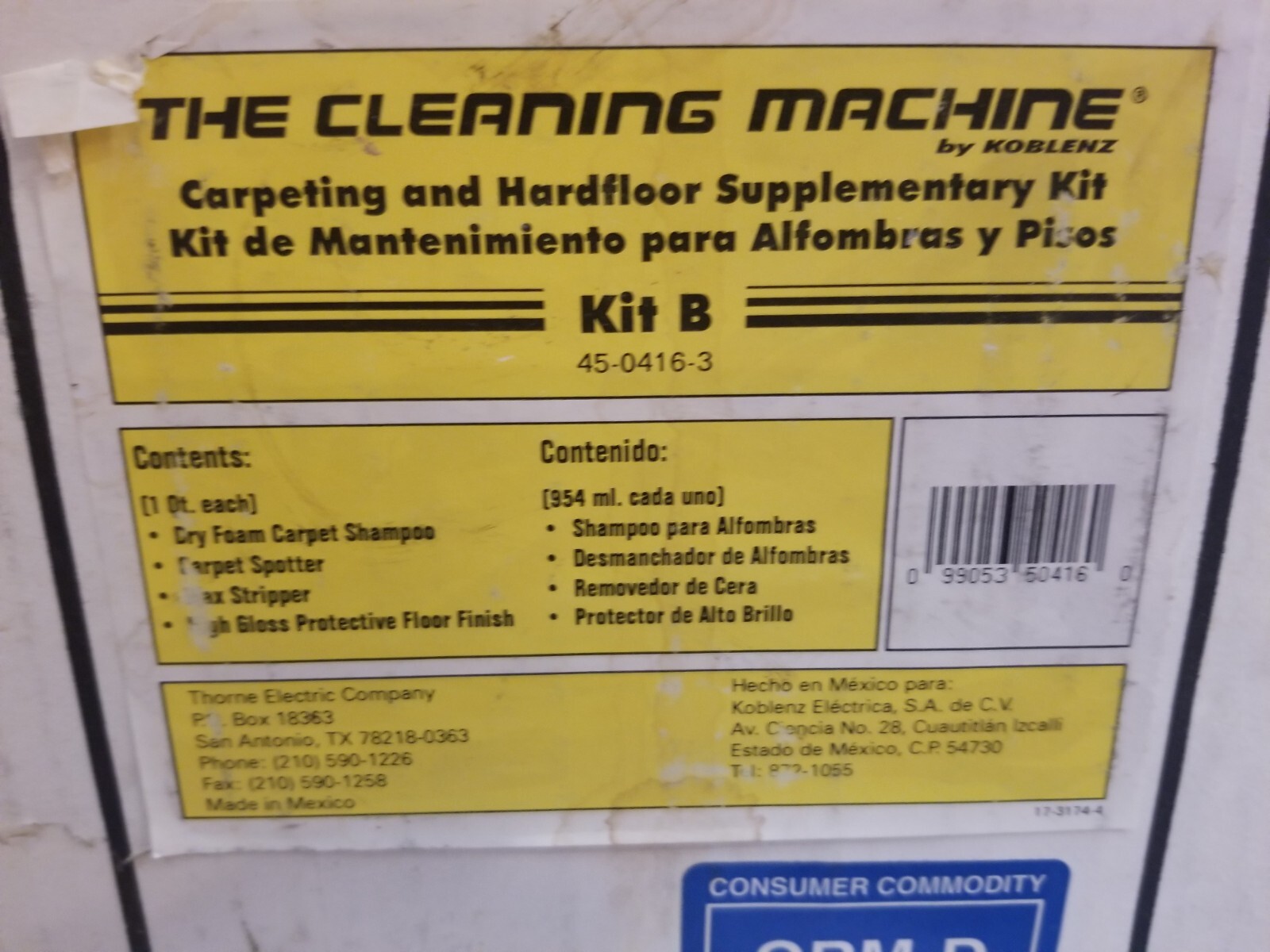 (4) 32oz Bottles Koblenz Professional Floor Care Products Kit B Ships FREE!!