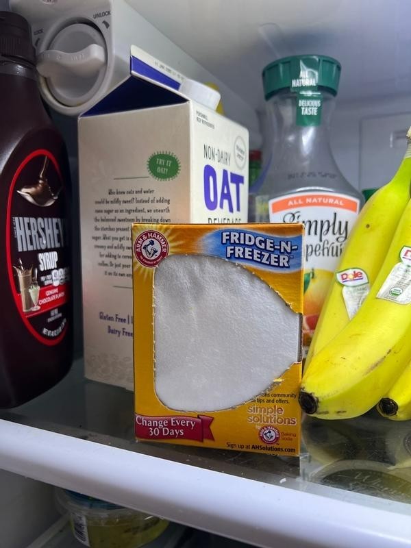 Baking Soda, Arm & Hammer – 14 oz (Pack of 2) – Fridge and Freezer Odor Absorber