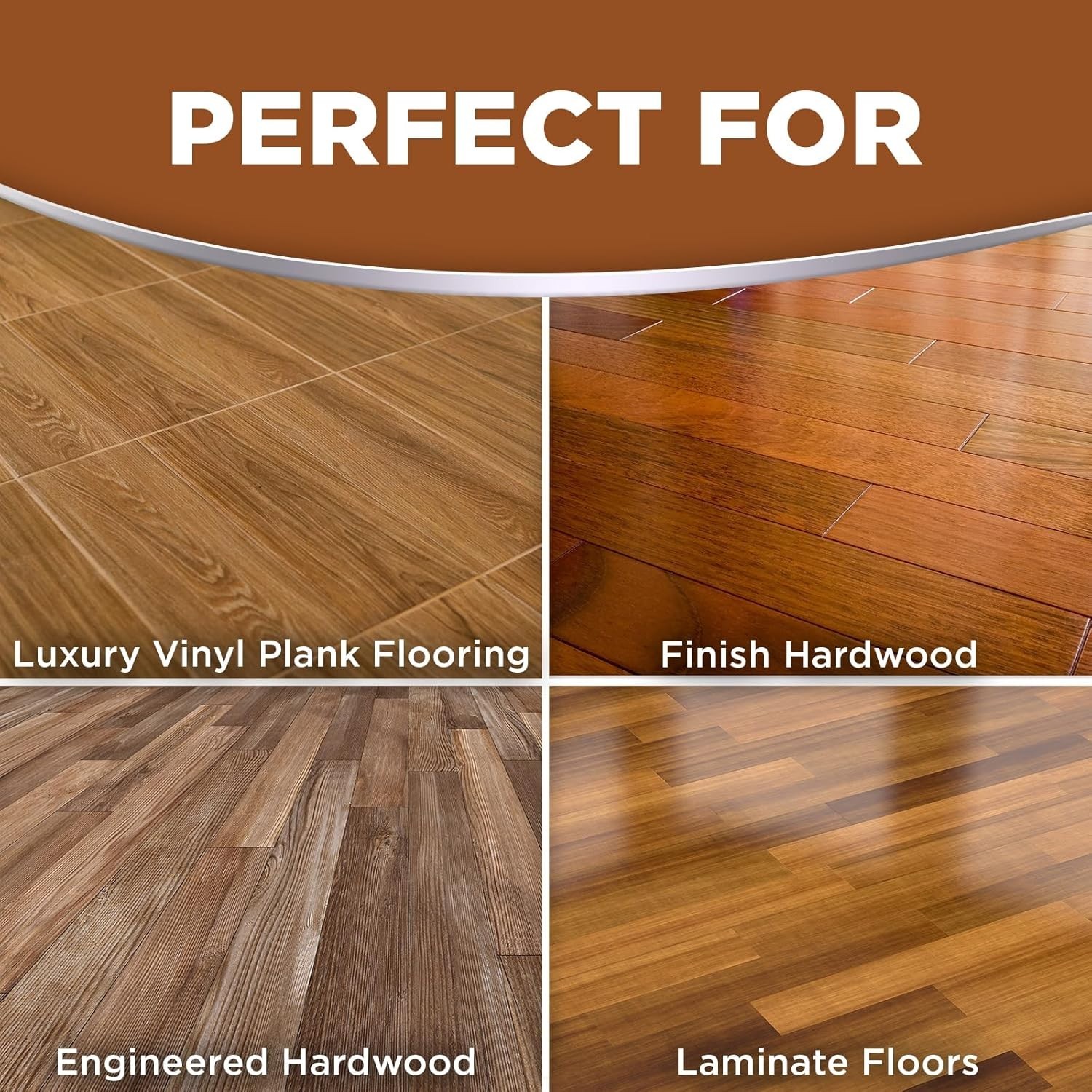 3PC Wood Floor Care Bundle – 32 Oz Restorer with Natural Shine & Scratch Repair