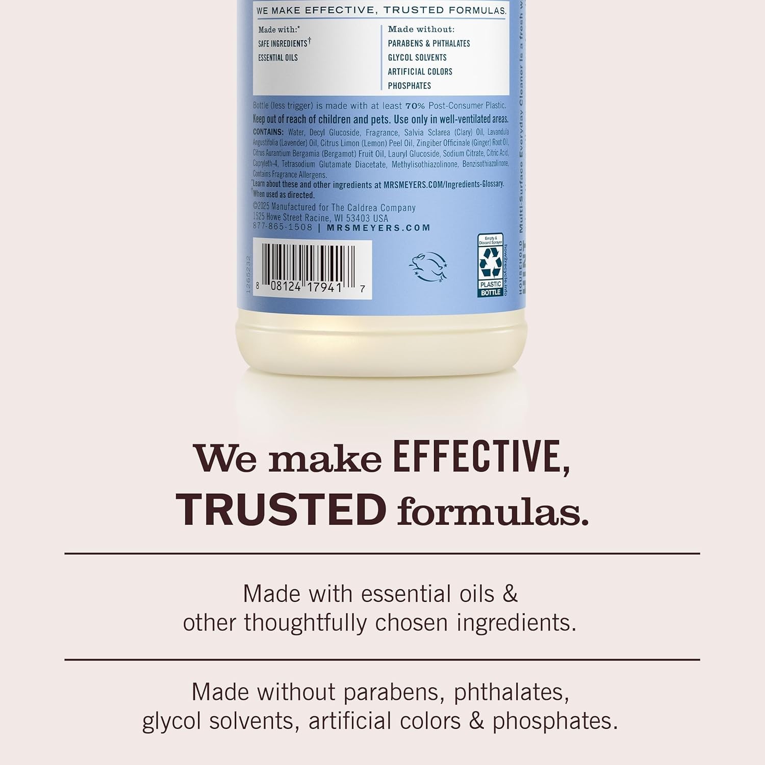 Cruelty-Free Multi-Surface Cleaner – 16 Fl Oz Bluebell Scent for Clean Living