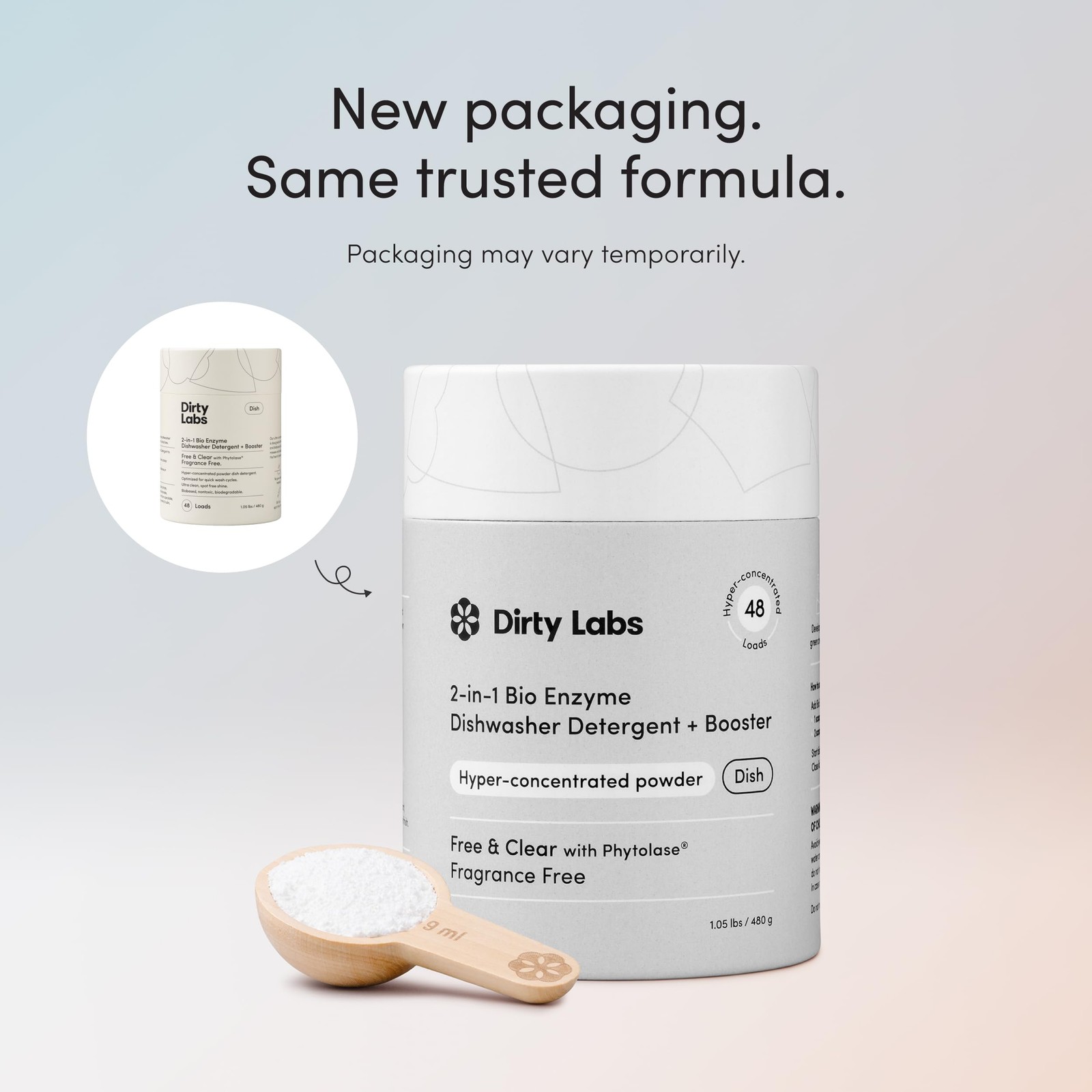Dirty Labs | Dishwasher Detergent and Booster | Scent Free | 48 Loads 1 lb | …
