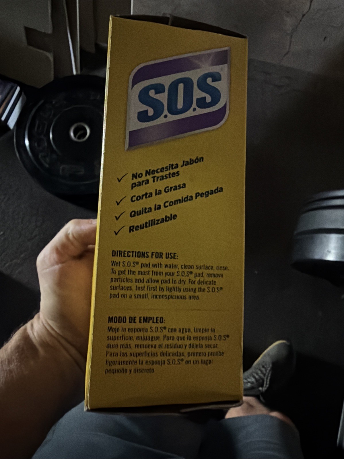 S.O.S Steel Wool Soap Pads Lavender – 10 ct