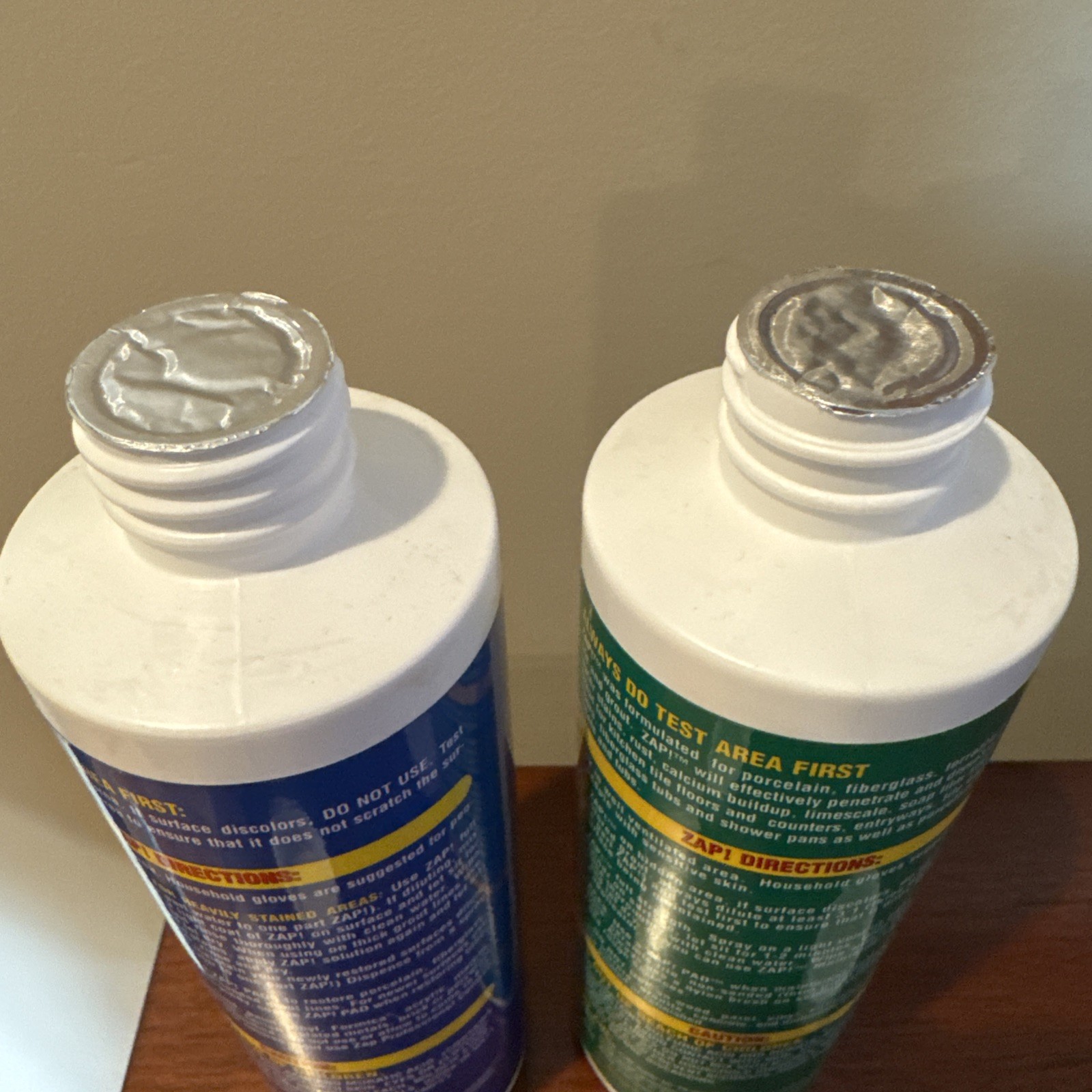 ZAP! Professional Tile Grout Cleaner Restorer & Maintainer NEW Bottles (1 Each)