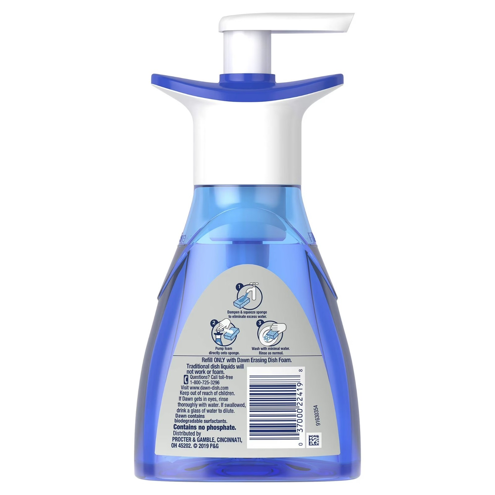 Dawn Ultra Platinum Foam Dish Soap, Fresh Scent, 10.1 fl oz Pump Bottles, 4 Pack