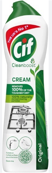 10X CIF Cleanboost Cream Multi-Purpose Surface Cleaner 500ml Orignl Removes 100%