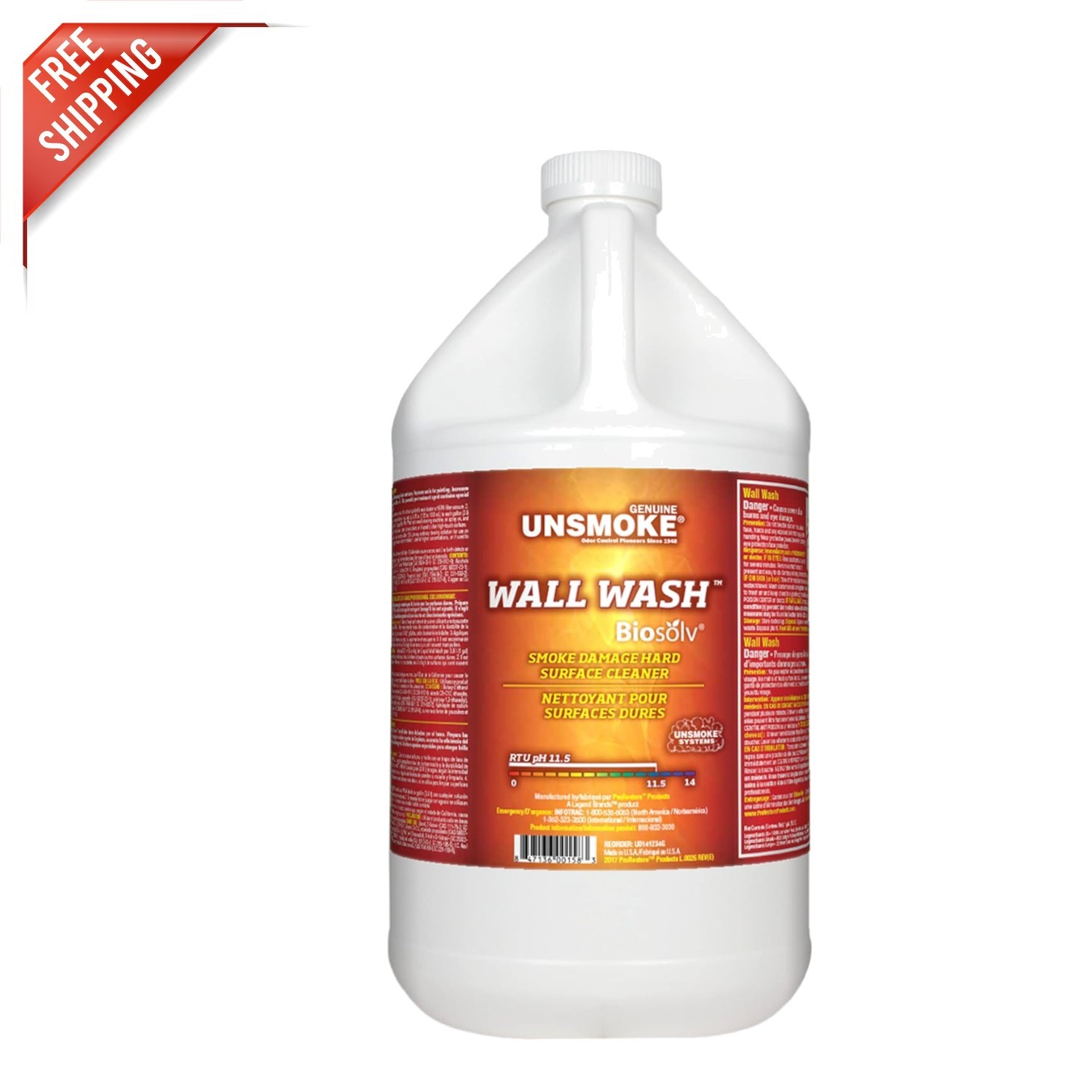 Professional Citrus Wall Wash: Multipurpose Degreaser for Fast Smoke Remediation