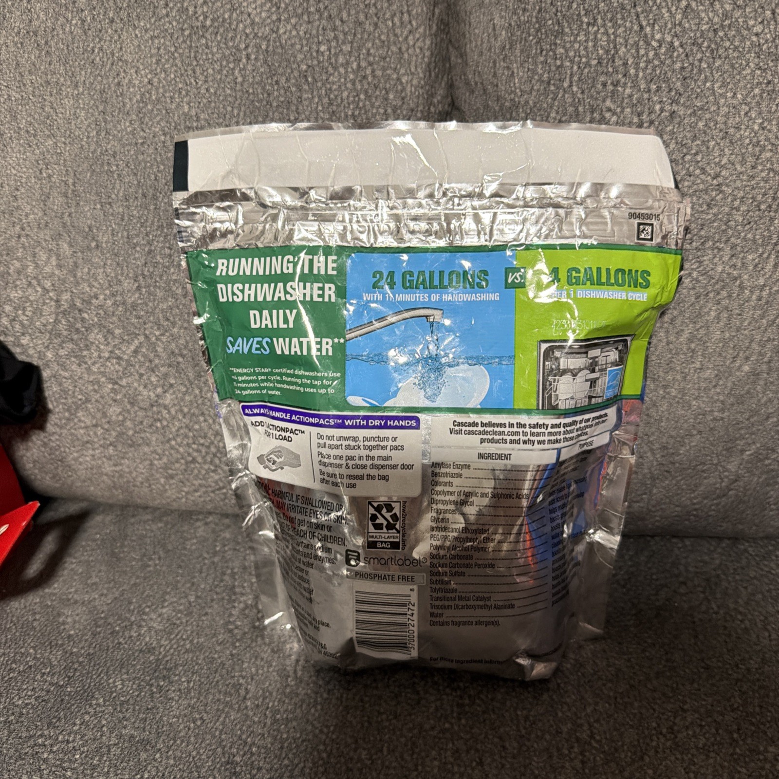 Cascade Platinum Plus 21 -Count Fresh scent Dishwasher Detergent