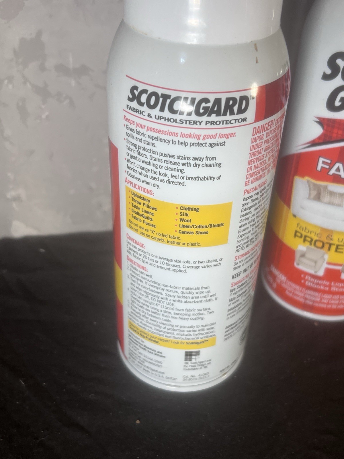 3M Scotchgard FABRIC WATER SHIELD Waterproof Clothes Upholstery 10 oz Lot of 3