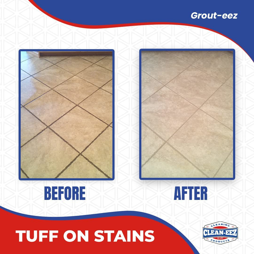 IT JUST Works! Grout-Eez Super Heavy-Duty Grout Cleaner. Easy and Safe to Use. D