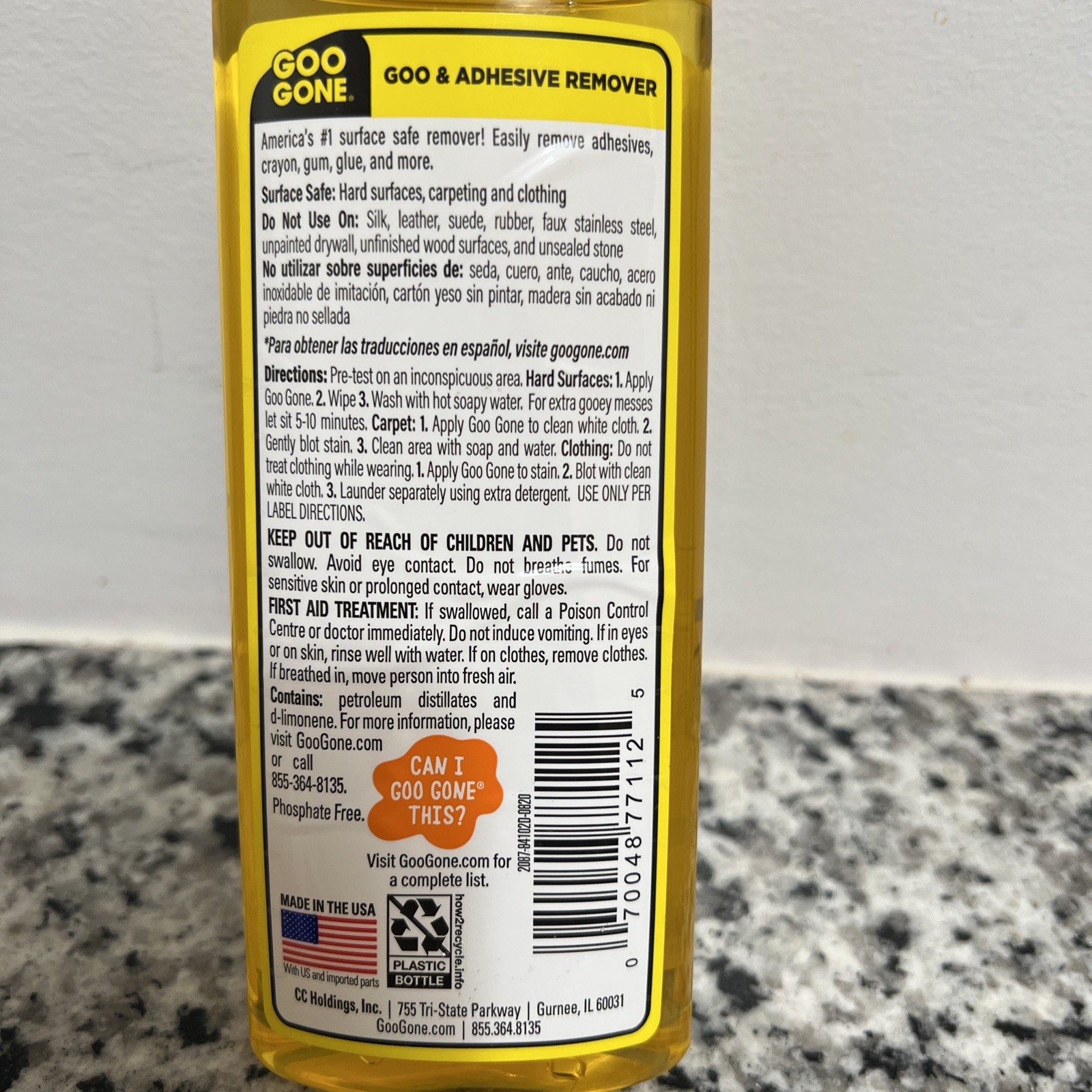 (lot of 2) GOO GONE CITRUS CLEANER 8 OZ