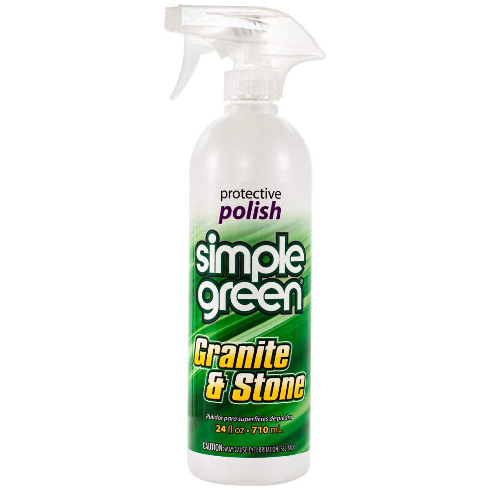 SIMPLE GREEN 3710101203025 Granite and Stone Polish,24 oz 60NP83