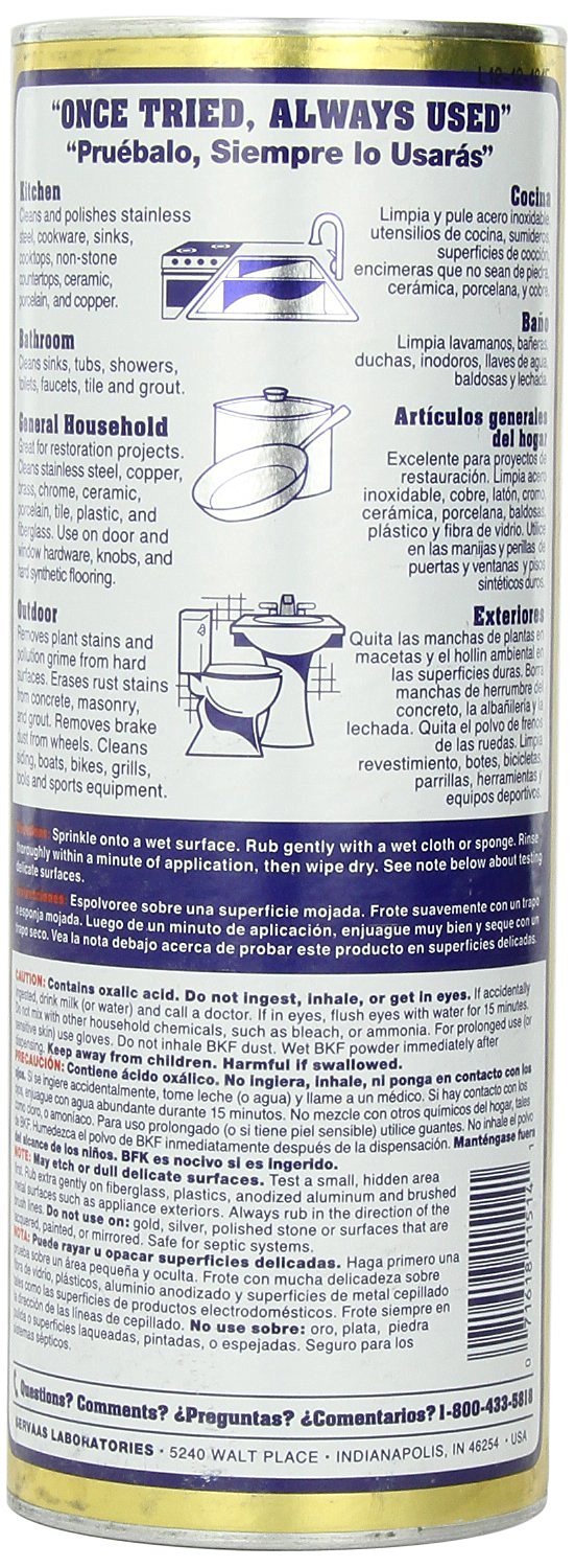 Bar Keepers Friend Cleaner 21 oz Multi Surface Cleanser and Polish