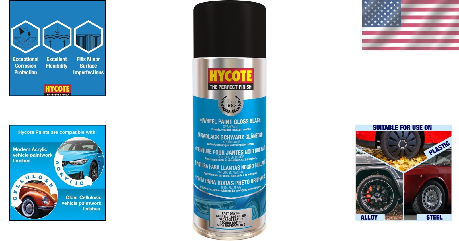 Versatile Spray Paint for Alloy, Steel, Plastic
