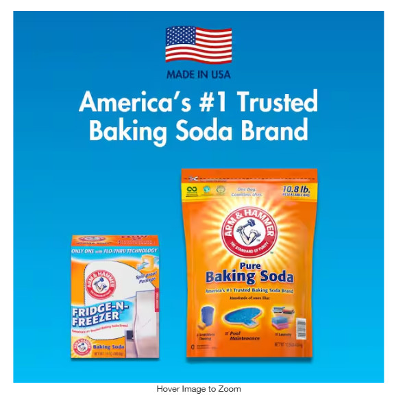 14 oz. Baking Soda Fridge-N-Freezer Odor Absorber (4-Pack)