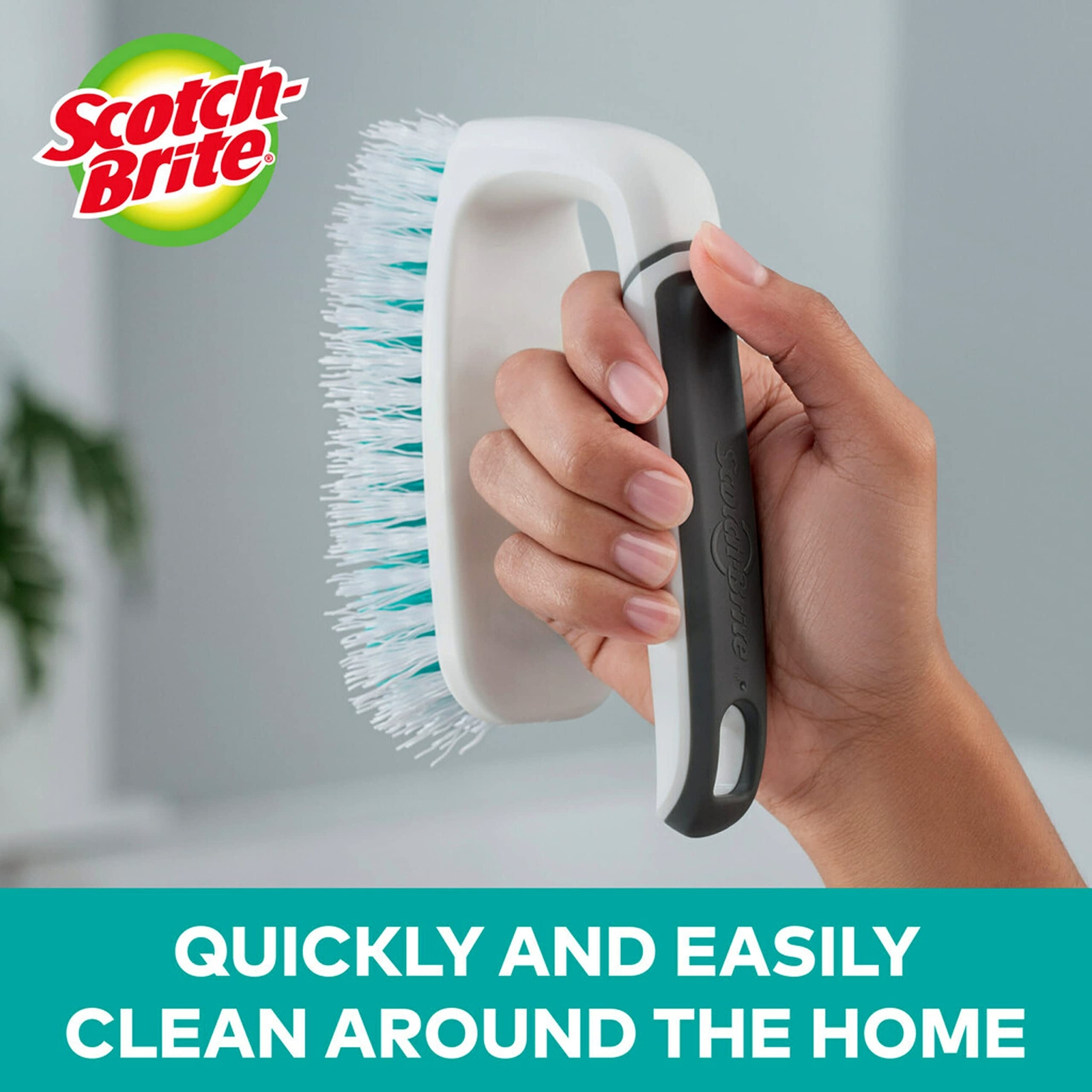 Scotch-Brite 3.5 in. W Plastic Handle All Purpose Brush (Case of 6)