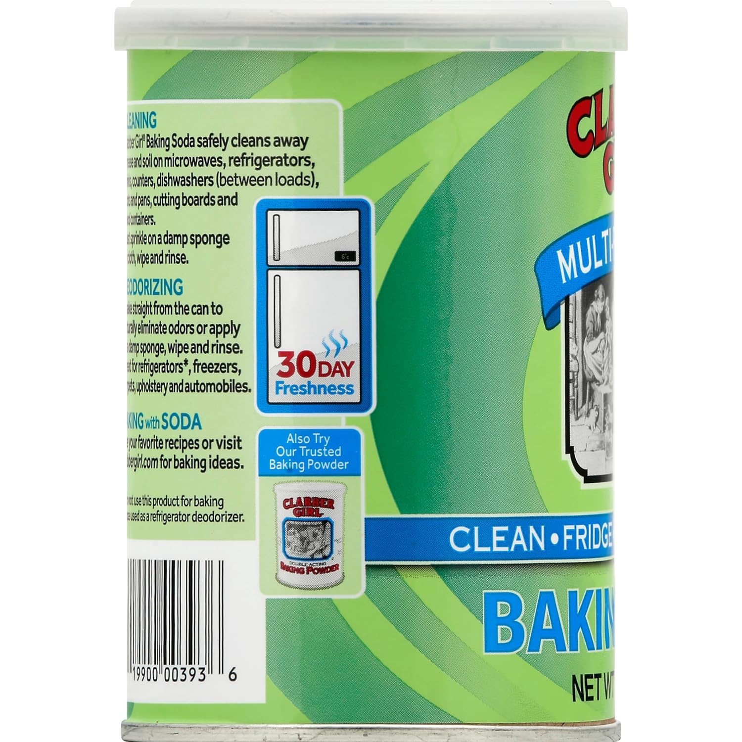 12 Ounce Pure Baking Soda – Multi-Purpose Cleaner, Deodorizer & Leavening Agent