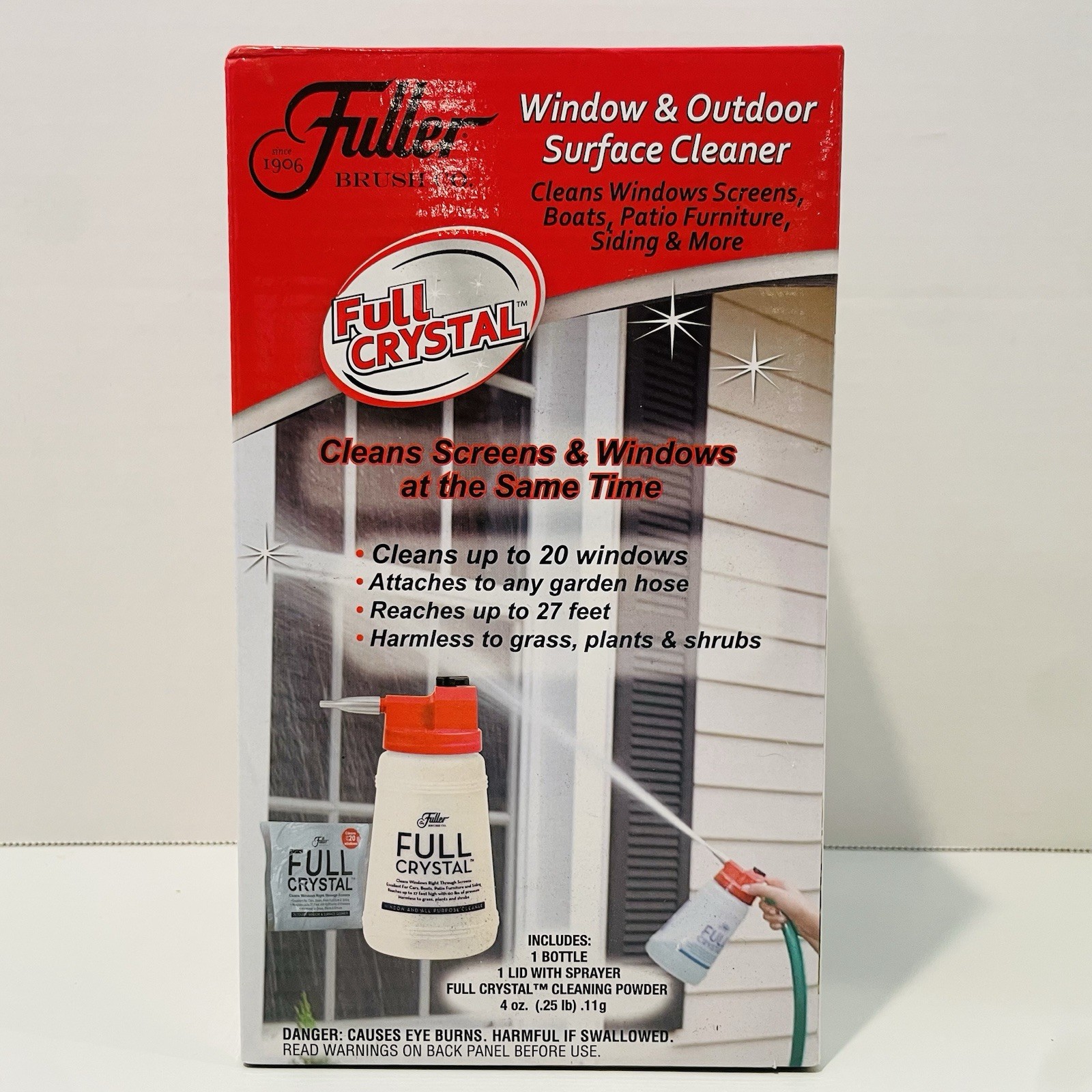 Fuller Brush FBFC-6 Full Crystal Window & Outdoor Surface Cleaner Kit