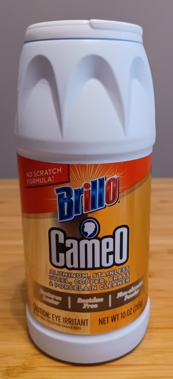 2x Brillo Cameo 10 Oz each Stainless Steel, Copper, Brass & Porcelain Cleaner