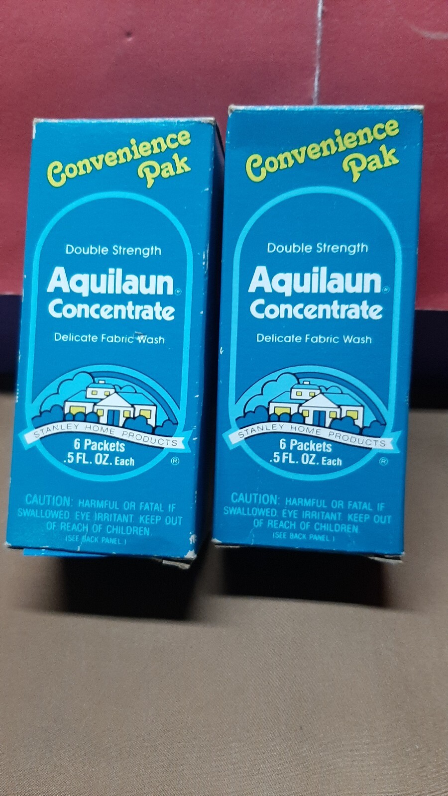 [D2] — NOS Stanhome Aquilaun Concentrate Delicate Fabric Wash & Brisa Softener