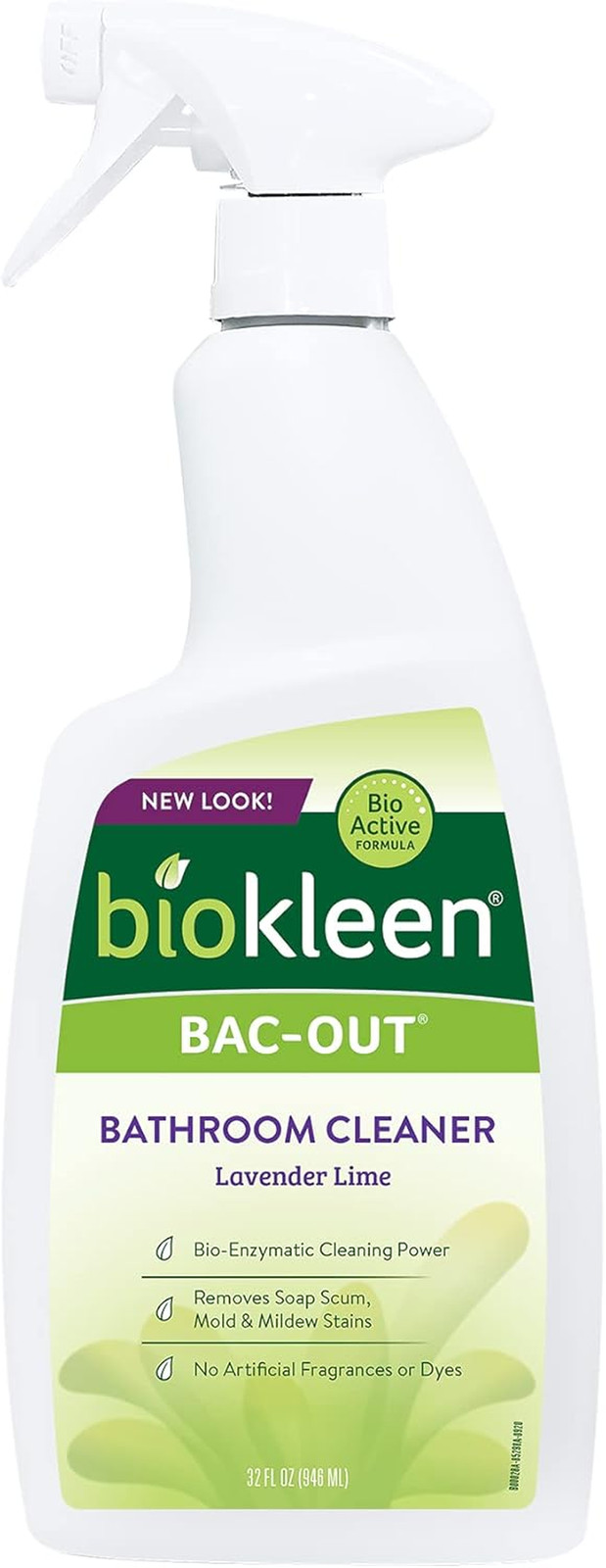 Bac-Out Bathroom Cleaner – 32 Ounce -Eco-Friendly, Non-Toxic, Plant-Based, No Ar