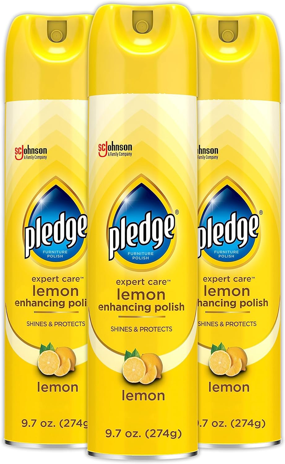 Pledge Enhancing Polish Spray, Wood Furniture & Stainless Steel Polish, Remove D