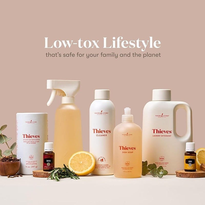 Natural Plant-Based Cleaner Non-Toxic Multi-Surface Essential Oil Solution New