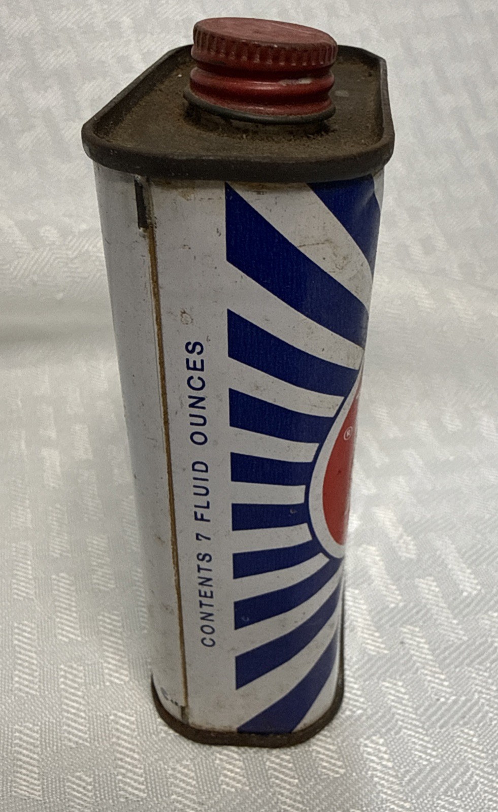 Vintage BRASSO Metal Polish 7 Fl. Oz Original Formula Tin 80% Full