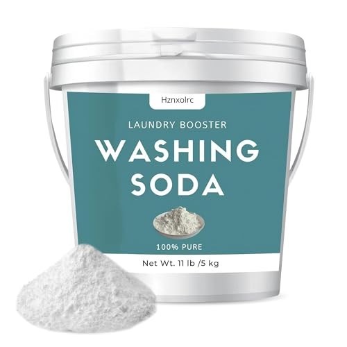 11 lb Pure Sodium Carbonate Washing Soda – Laundry & Household Cleaner, Ideal fo