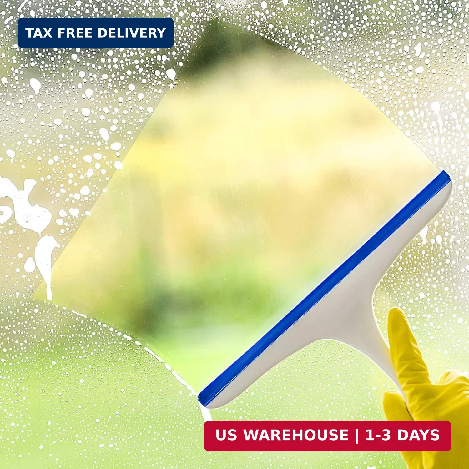 2 Pcs Shower Squeegee for Shower Glass Doors,Car Window Windshield Mirror Tile C