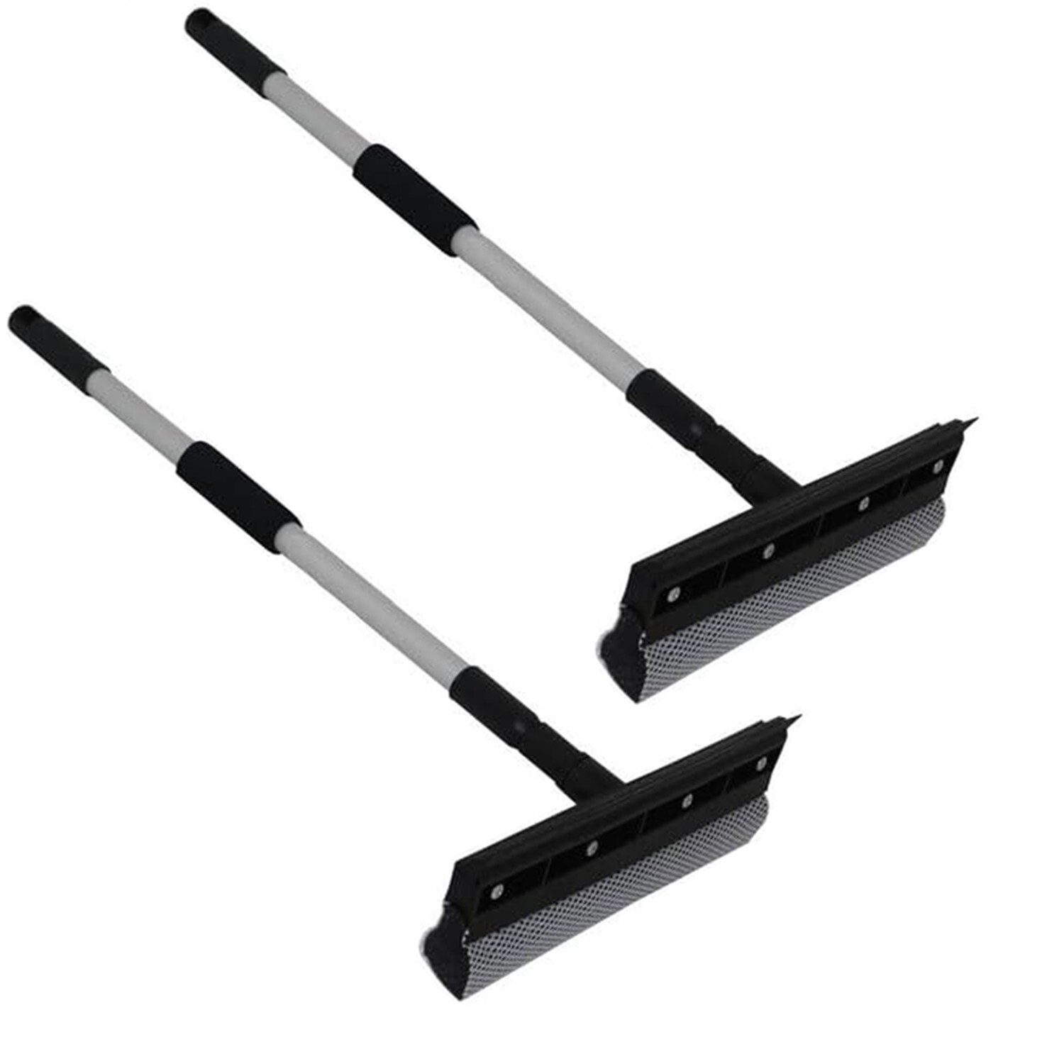 2x Extendable Window Squeegee Cleaner Long Handle Car Cleaning Window Glass 38″