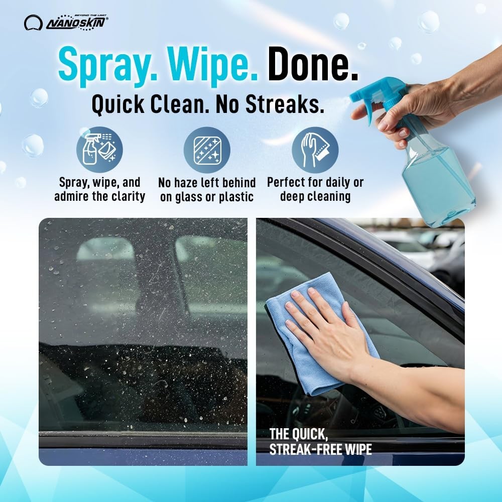 Eco-Friendly VOC-Free Glass Cleaner 5 Gallon – Ultra-Concentrated, Streak-Free F