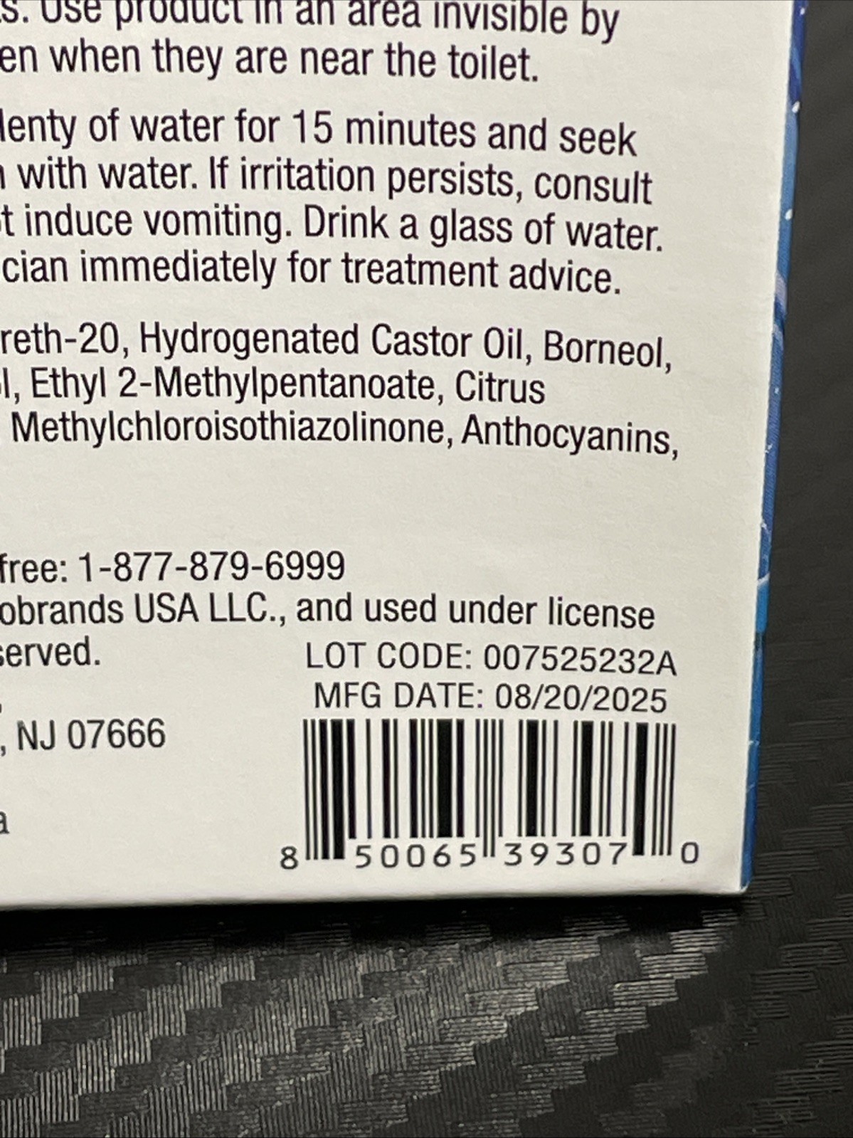 Lot Of 2 Sani-Flush Toilet Cleaning Gel Ocean Fresh 24 Flower Stamps Total